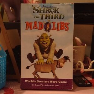 Dreamworks Shrek The Third Mad Libs Game - Green and Orange